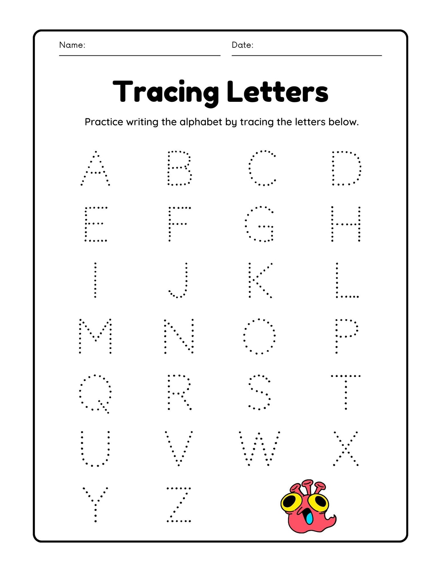 Monsterletters – Leren schrijven met plezier!