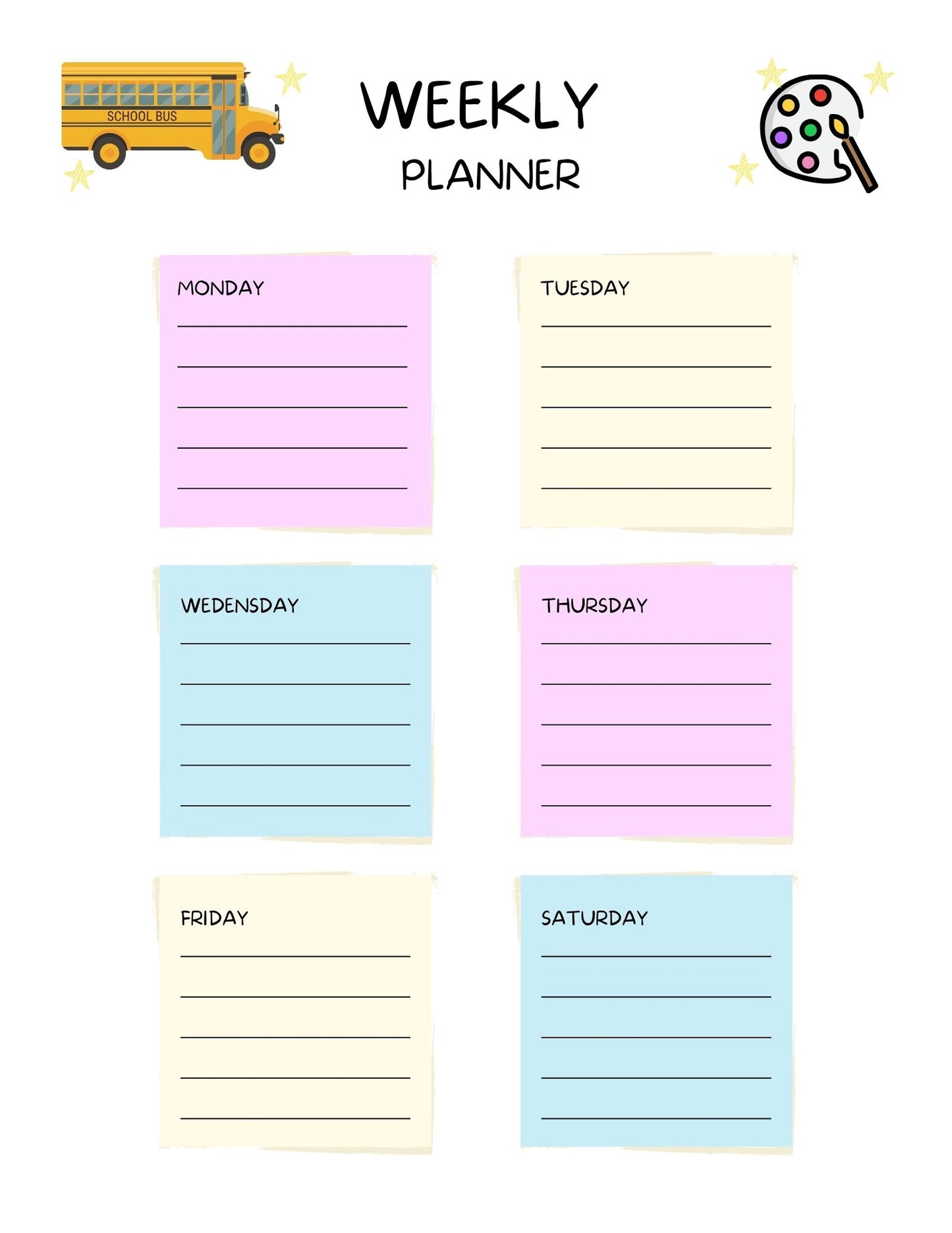 Planner voor Kinderen