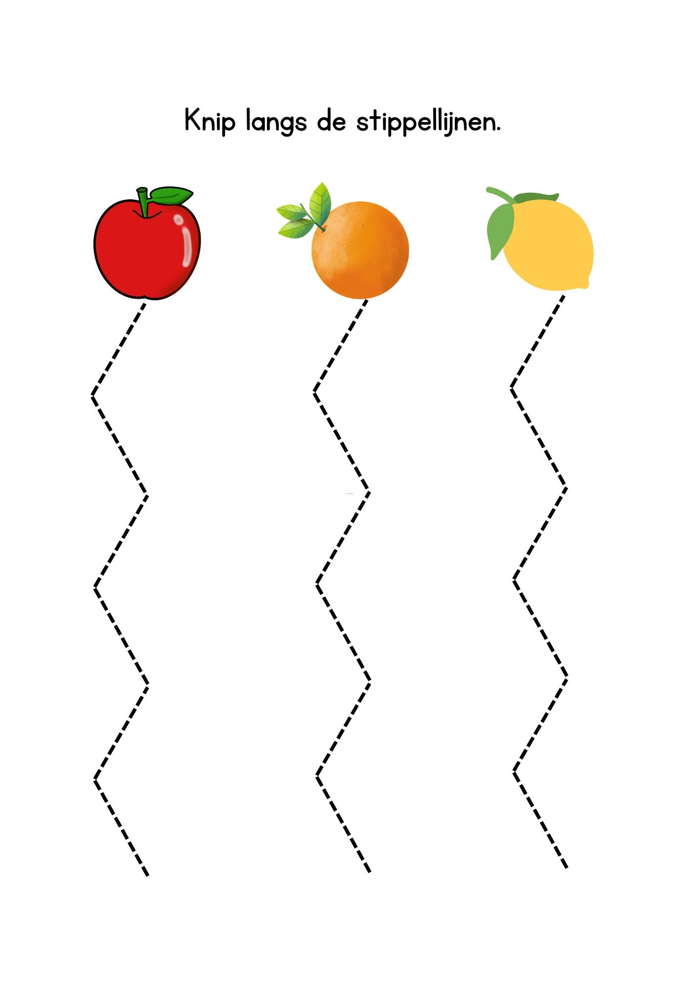 Oefenen met knippen
