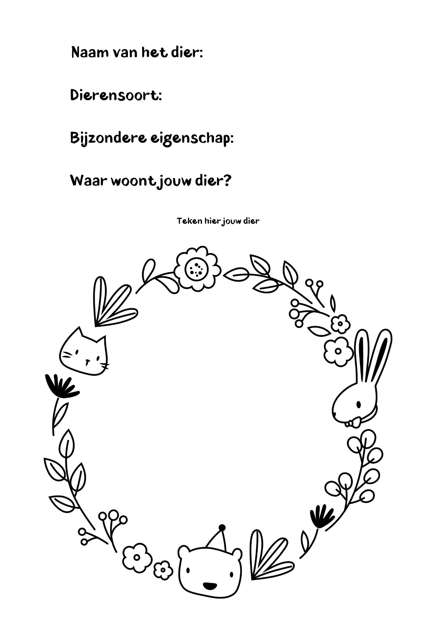 Mijn Dierenavontuur – Creëer je Eigen Verhaal!