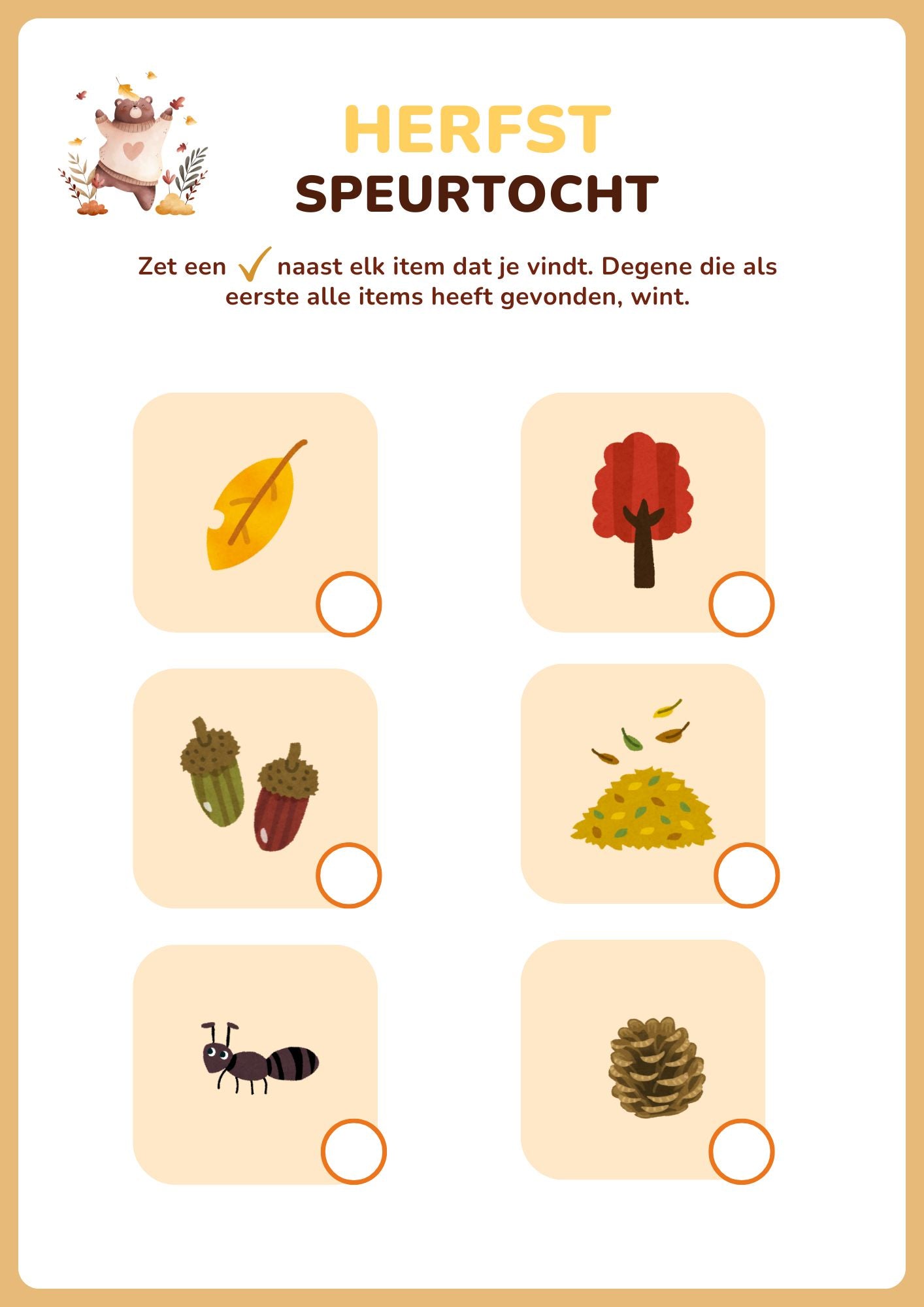 Herfst activiteitenboek