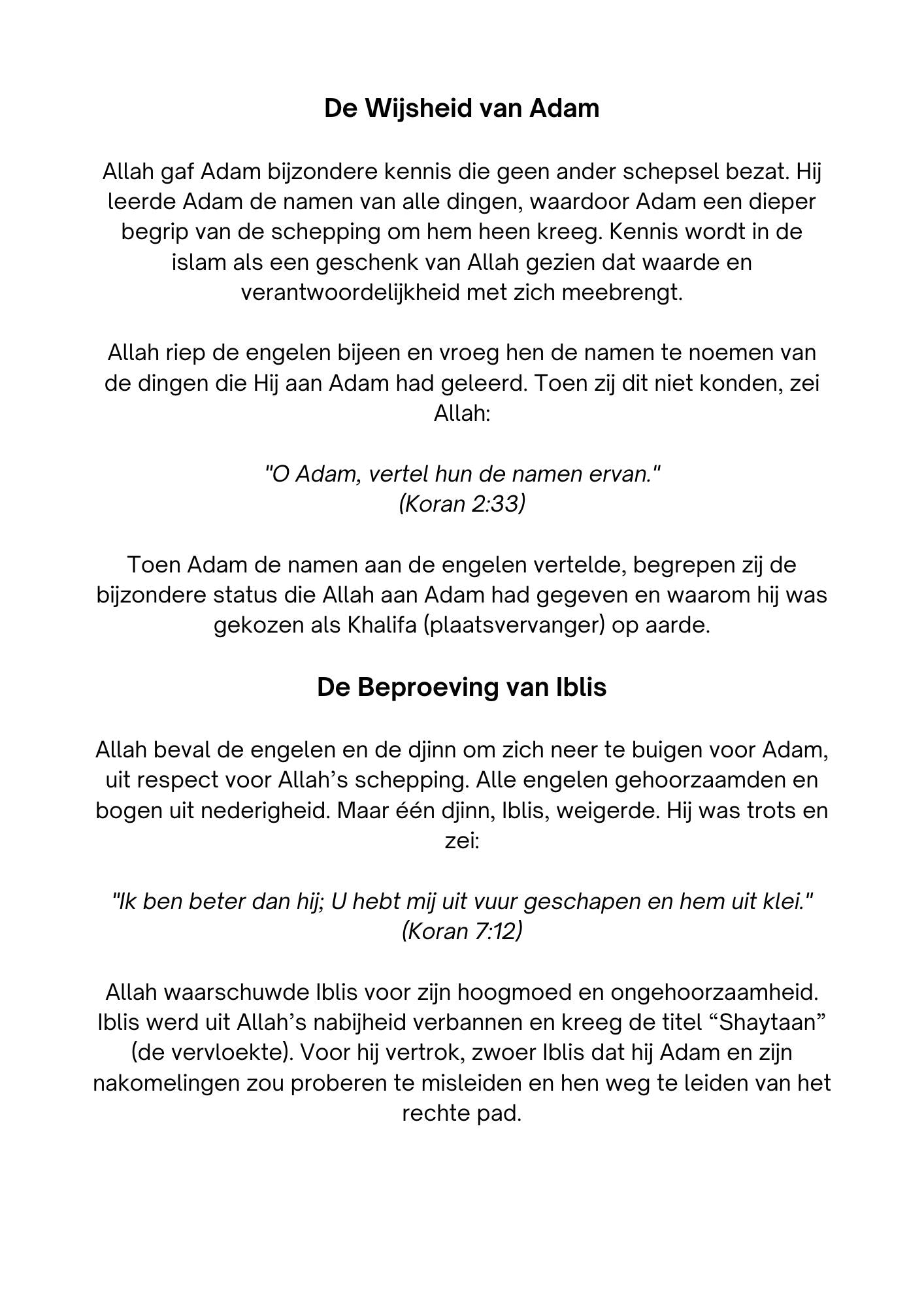 Bundel Profeten van Allah: verhalen en bordspel
