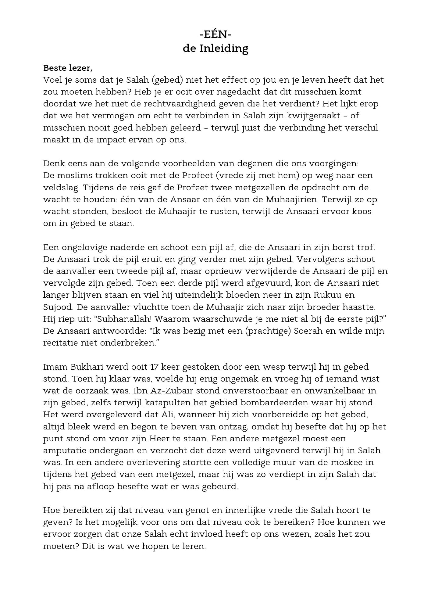 De ware schoonheid van het Gebed: ervaar het in elke Salah