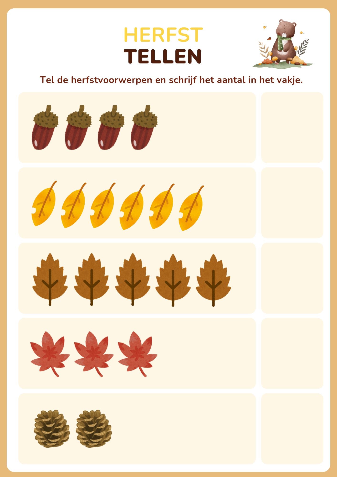 Herfst activiteitenboek