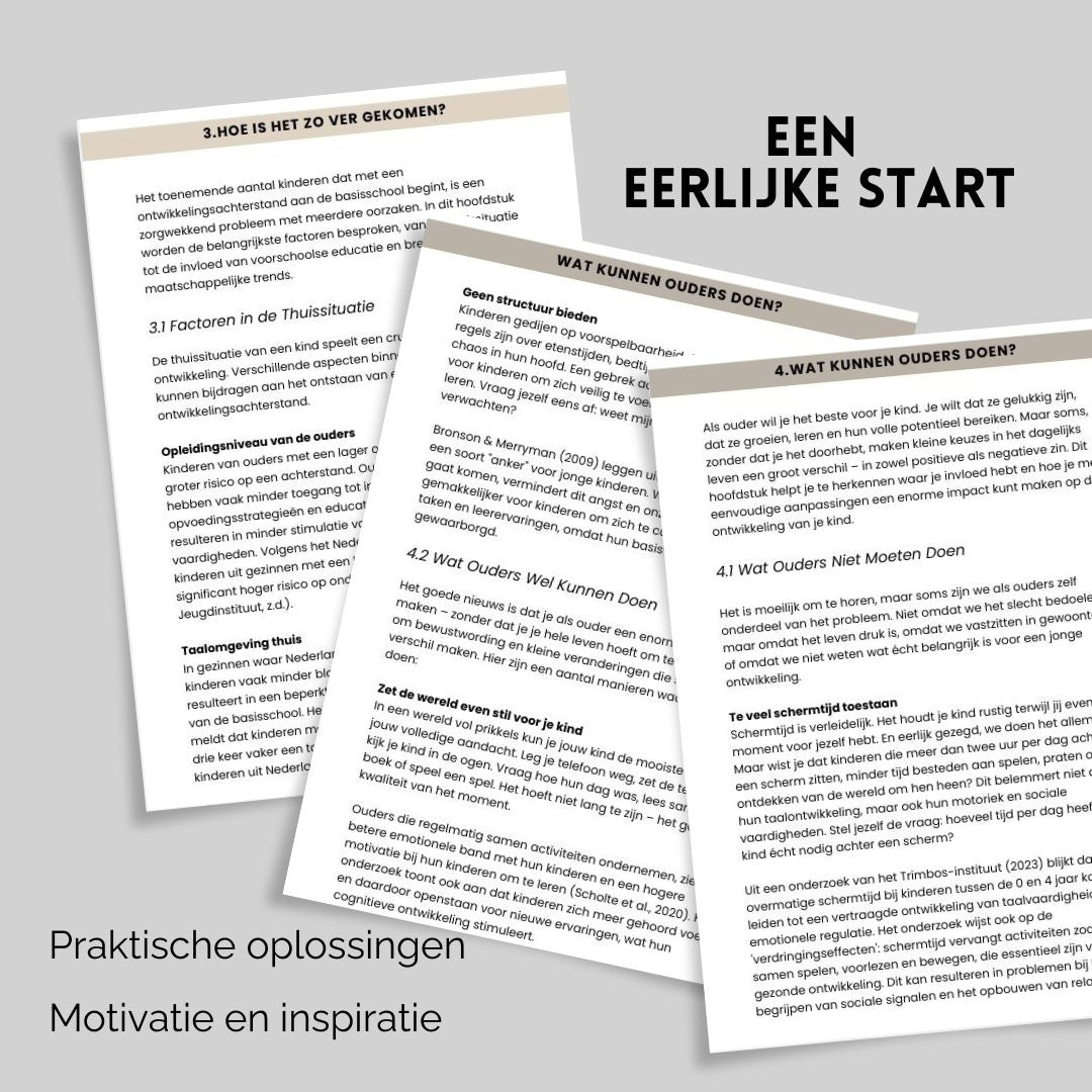 Een Kansrijke Start: Hoe Voorkom Je Ontwikkelingsachterstand bij Je Kind?