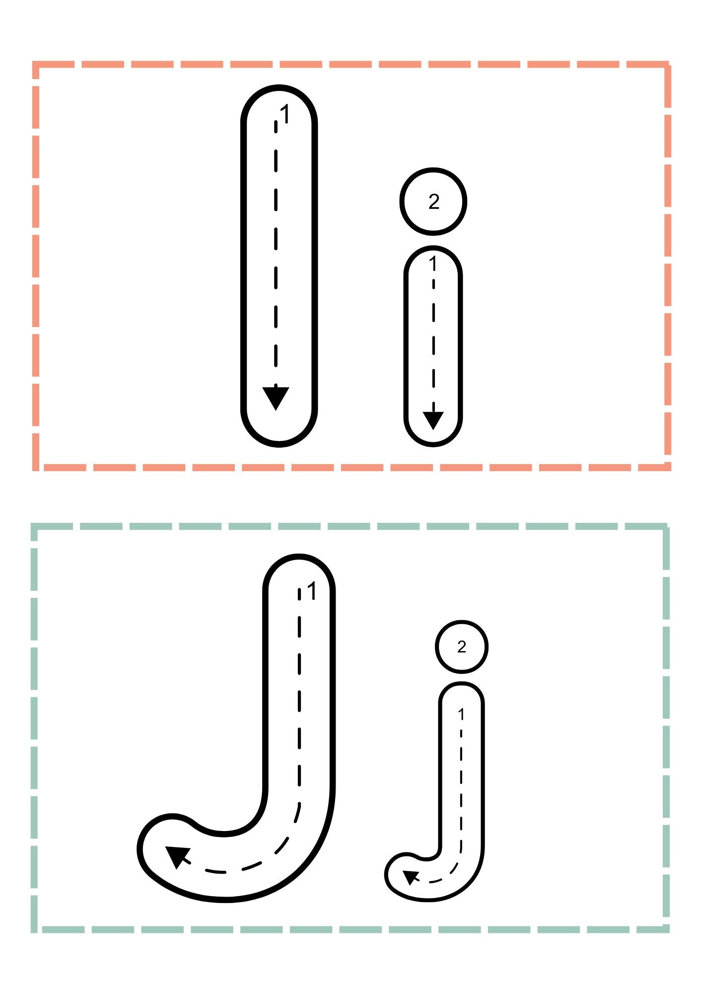 Letters leren schrijven