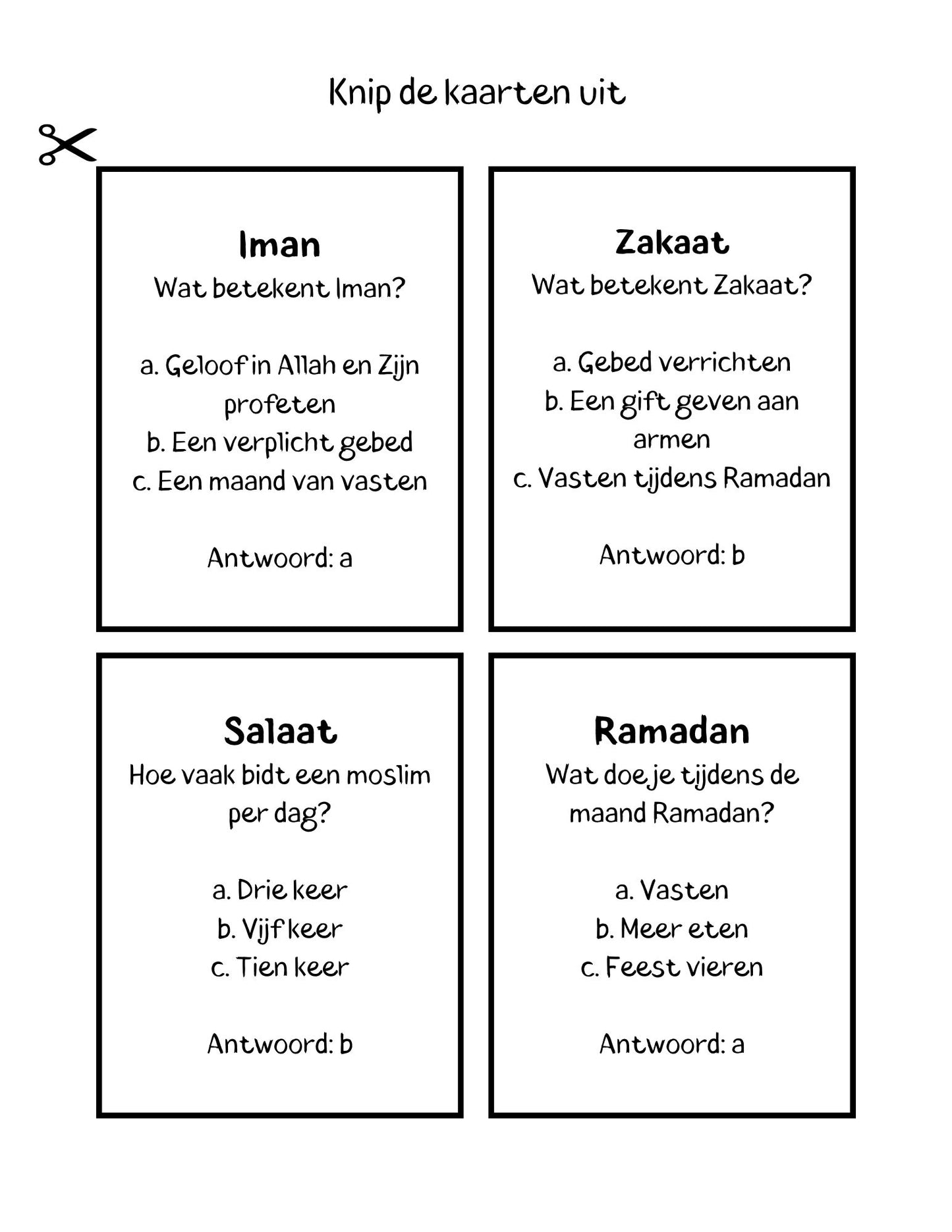 Islamitische Spellenbundel – Leer, Speel en Ontdek Samen