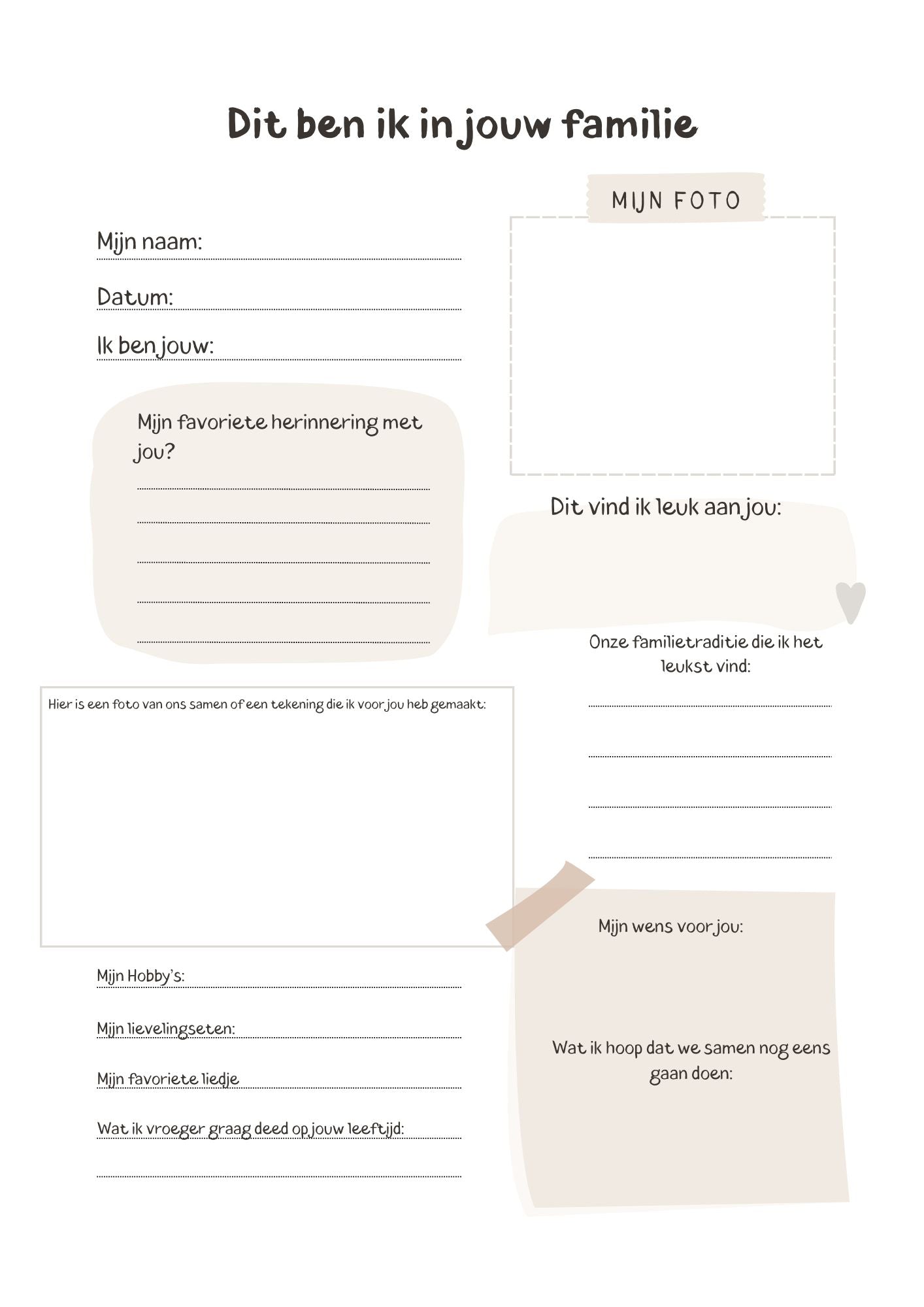 Mijn familieboek