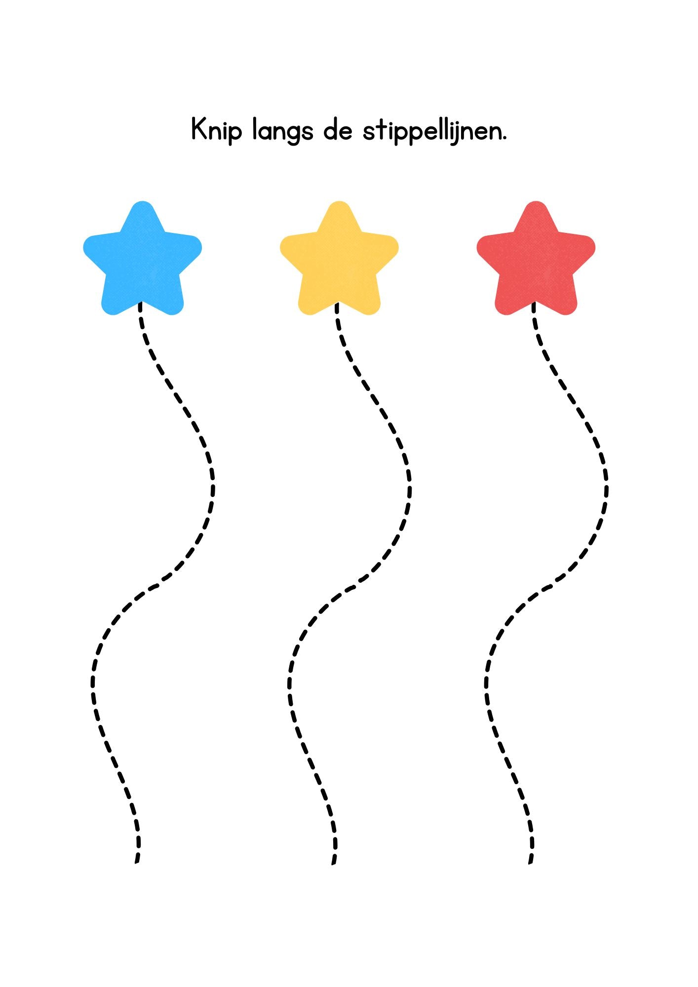 Oefenen met knippen