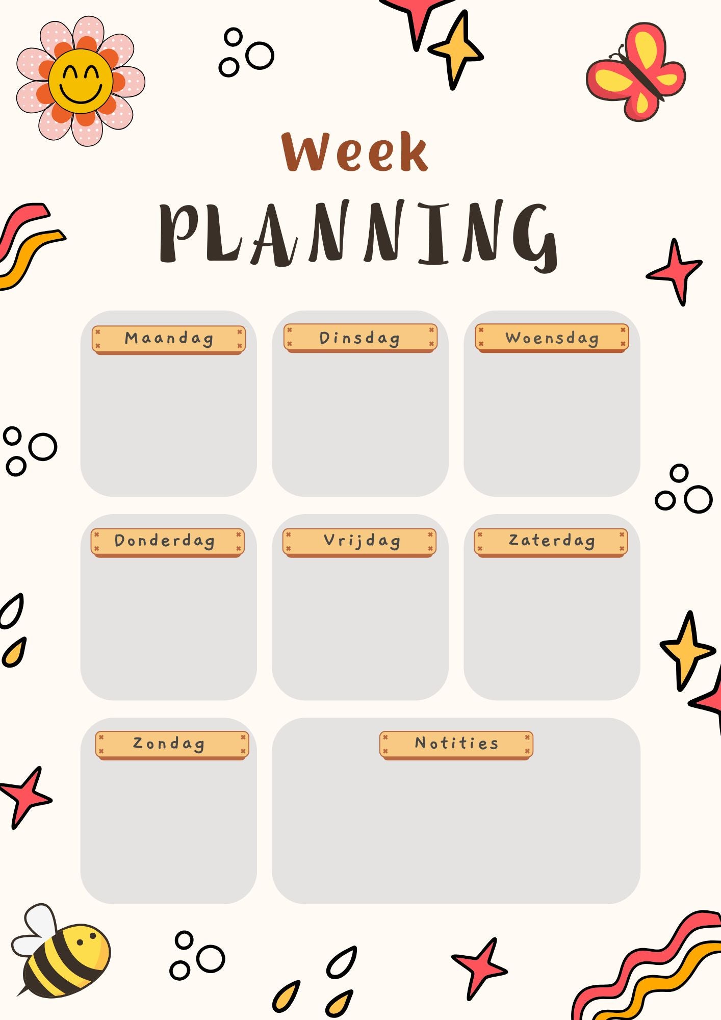 Weekplanning
