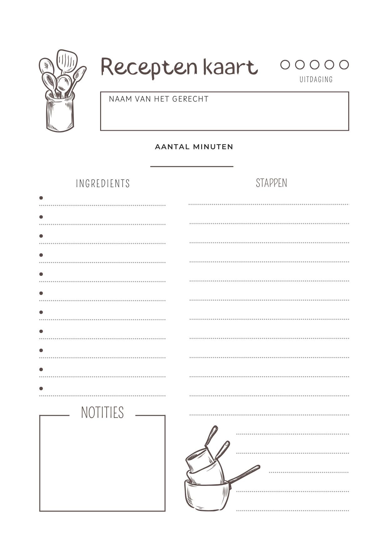 Mijn eerste receptenboek