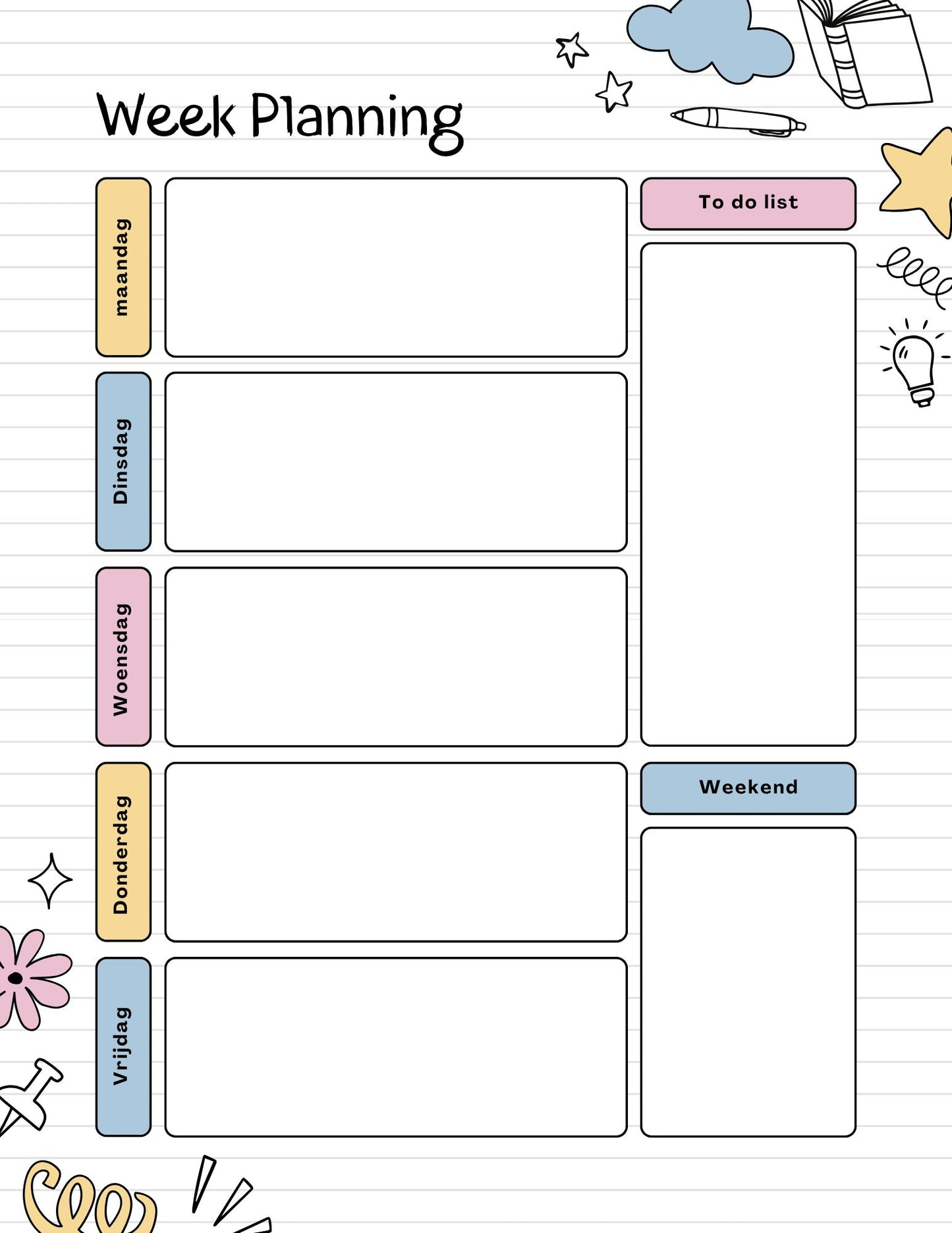 Weekplanning