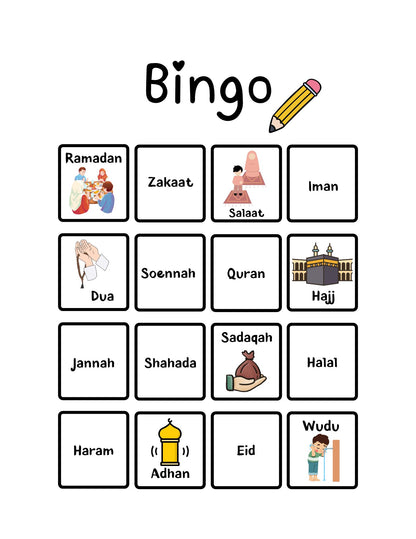 Islamitisch Bingo Spel