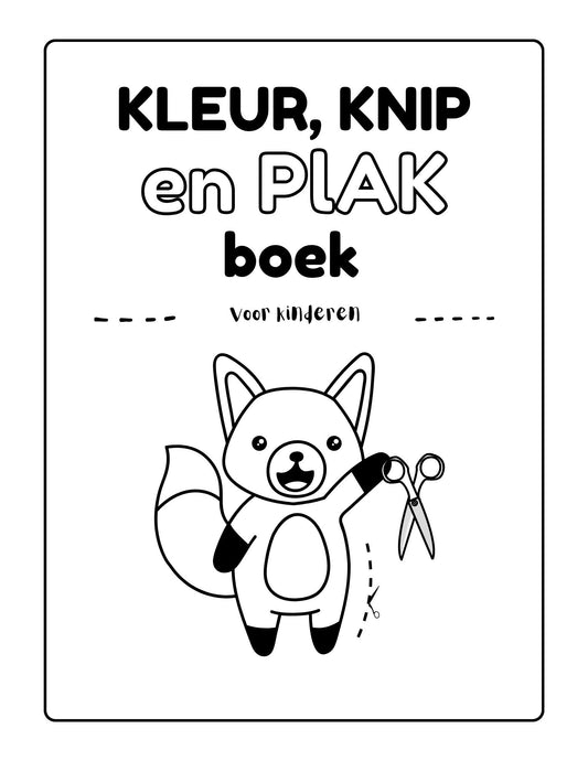 Knipboek – 50 leuke schaaroefeningen voor kinderen