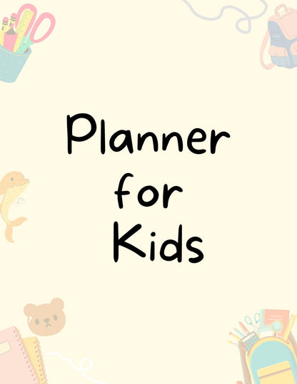 Planner voor Kinderen