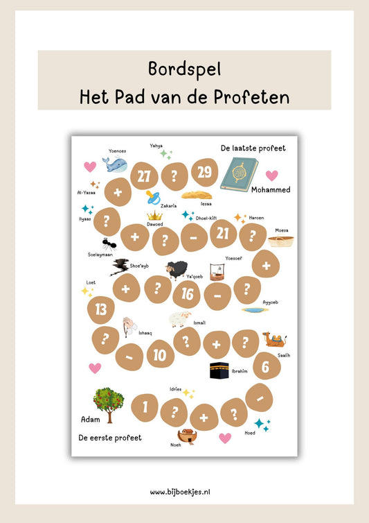 Bordspel "Het Pad van de Profeten"