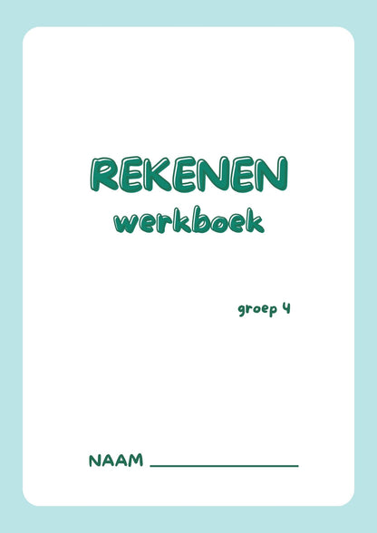Rekenen werkboek groep 3/4