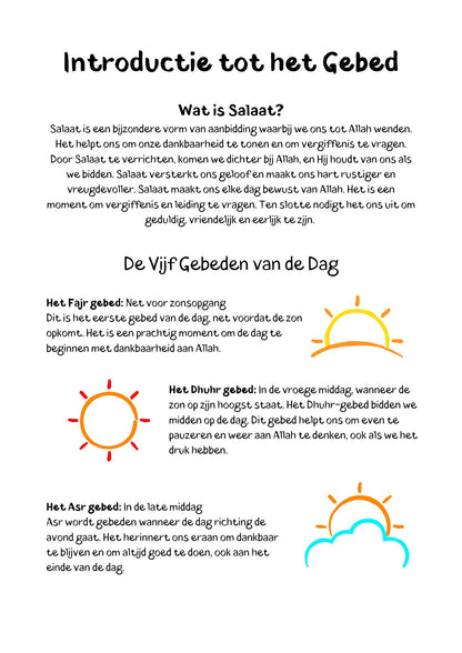 Gebedsboekje voor kleine moslims