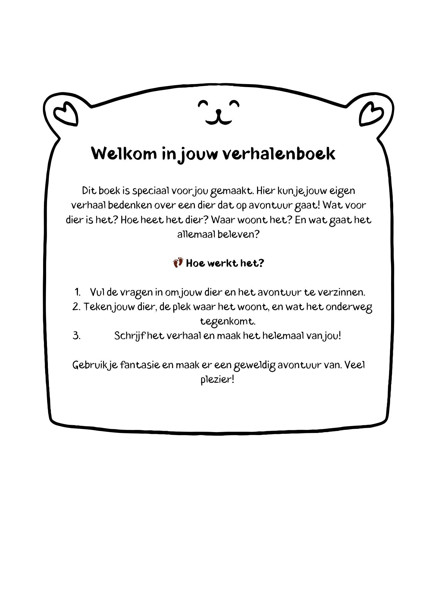 Mijn Dierenavontuur – Creëer je Eigen Verhaal!