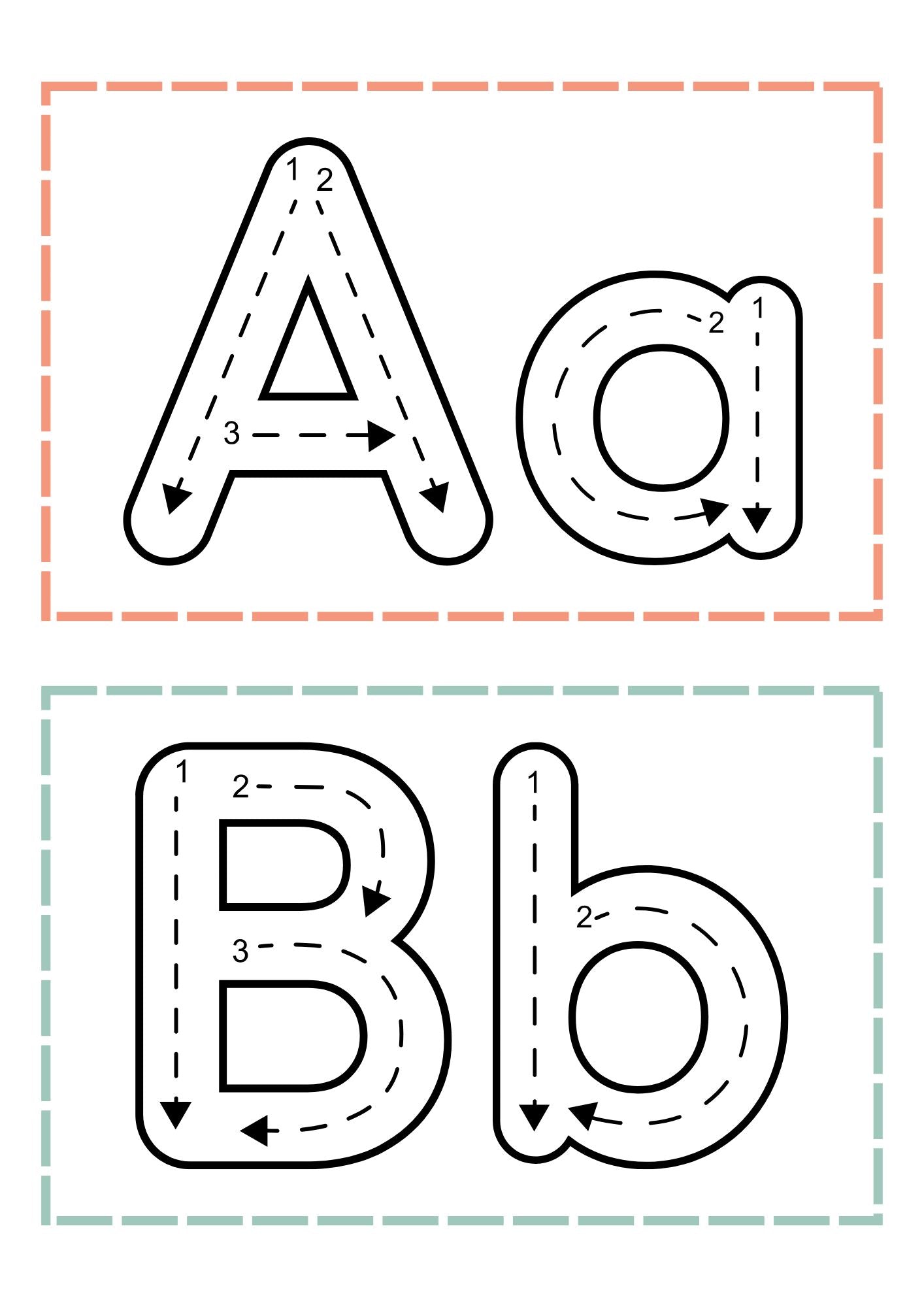 Letters leren schrijven