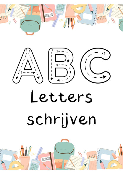 Letters leren schrijven