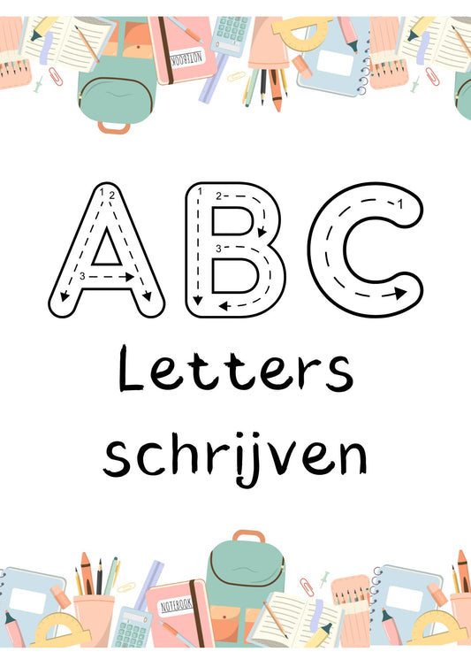 Letters leren schrijven