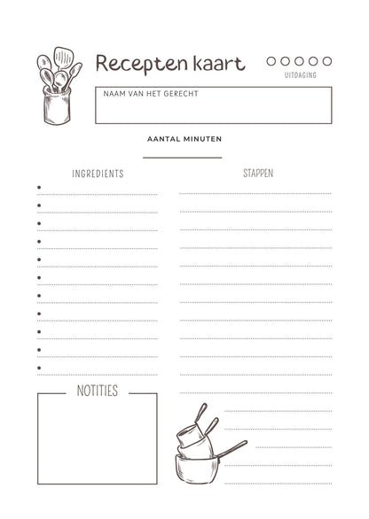 Mijn eerste receptenboek